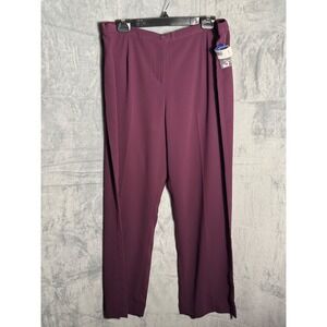 Pendleton pants NEW Plus Size 16W petite‎ purple pleated Dress Pants